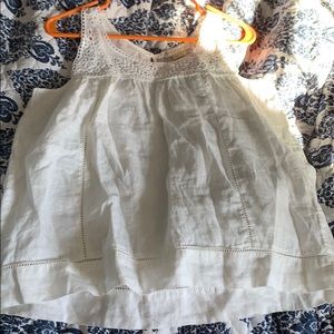 White Cynthia Rowley top